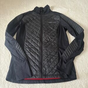 Altra Zoned Heat Zip Jacket Windbreaker Running Zerolite Womens M Black